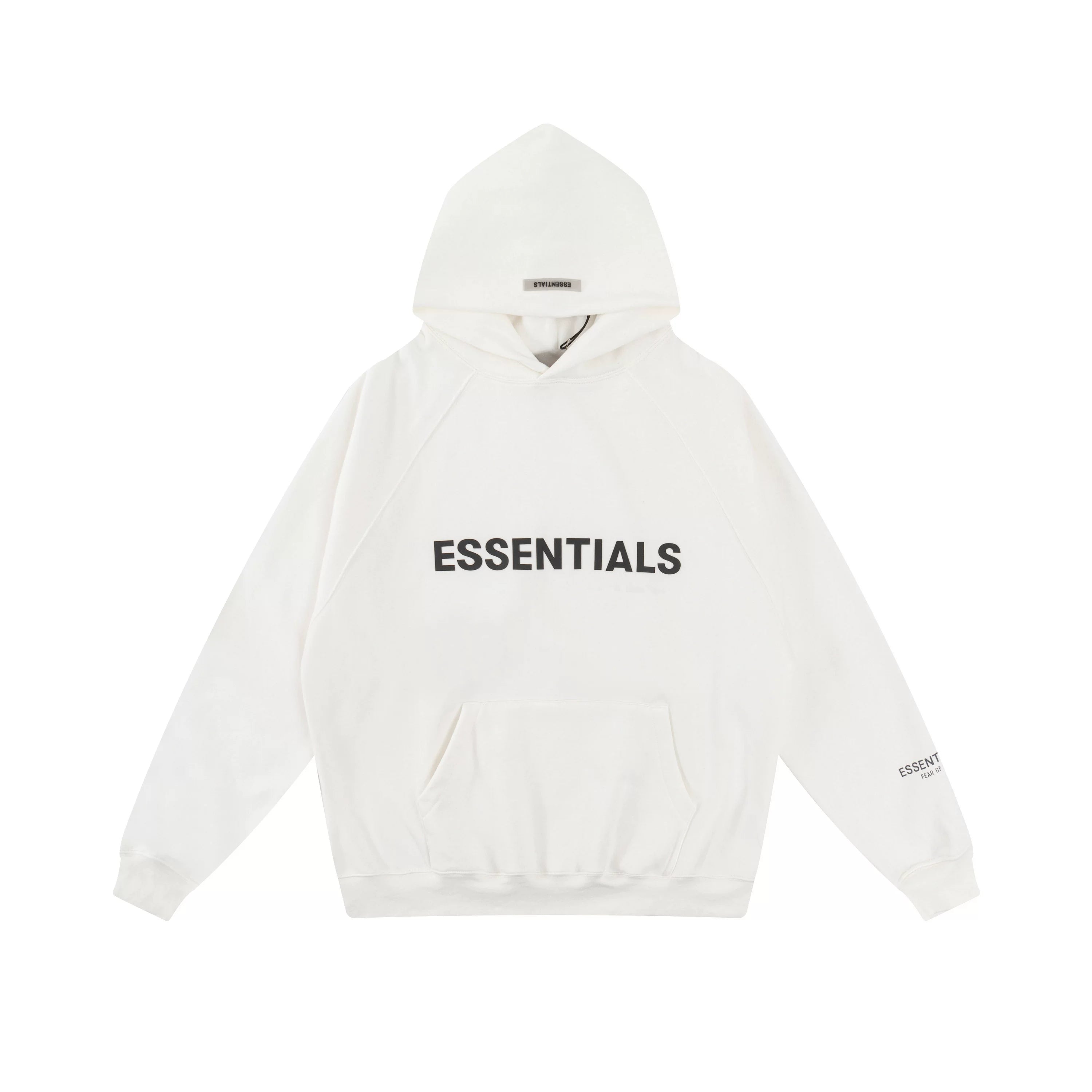 Fog autumn/winter hoodie, sweatpants, long pants with fleece hoodie, versatile letter essentials, loose and trendy ins top (27)