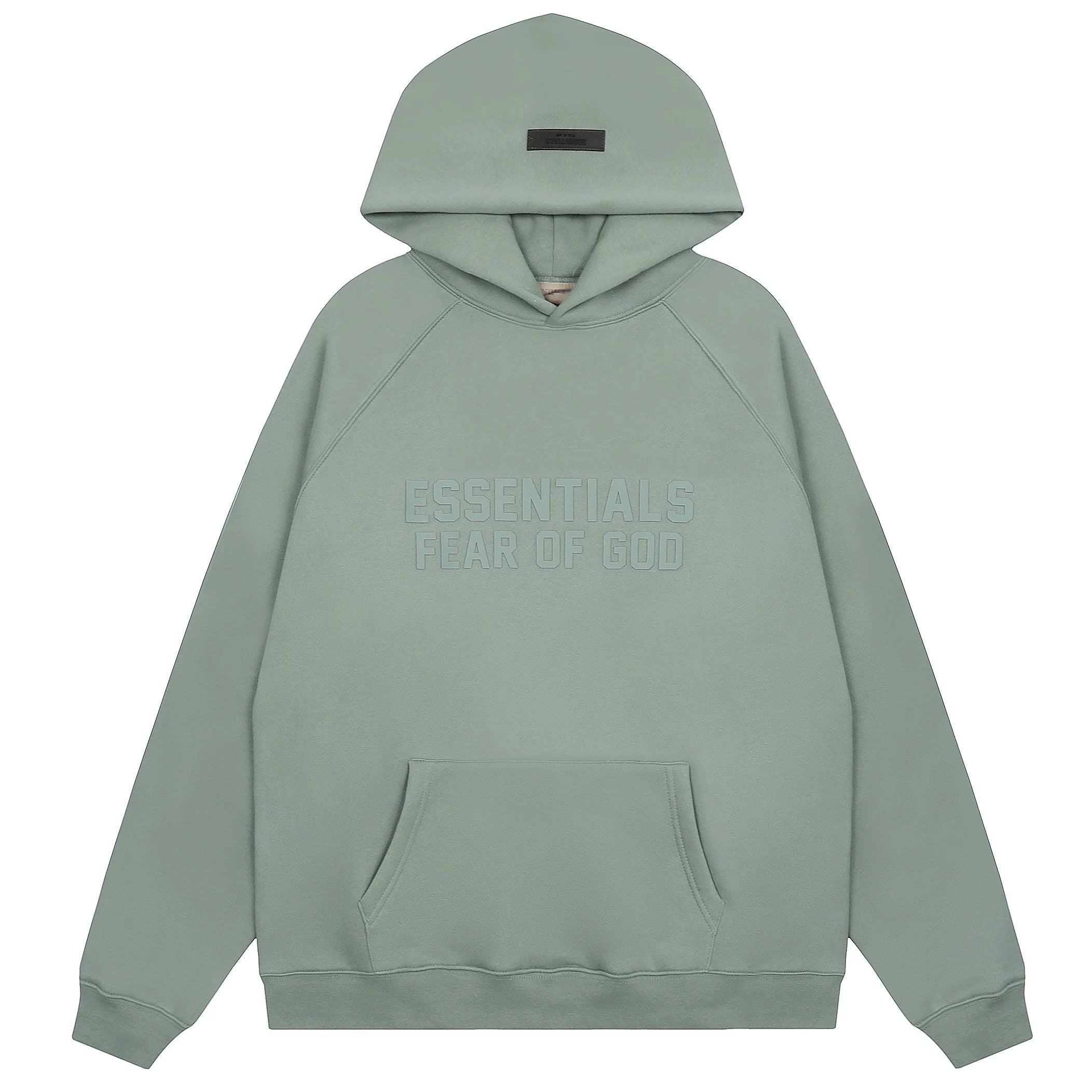 FOG double line heavyweight high street trendy brand hooded sweatshirt with plush loose sweatshirt jacket suitable for men and women, youthful and popular style (37)