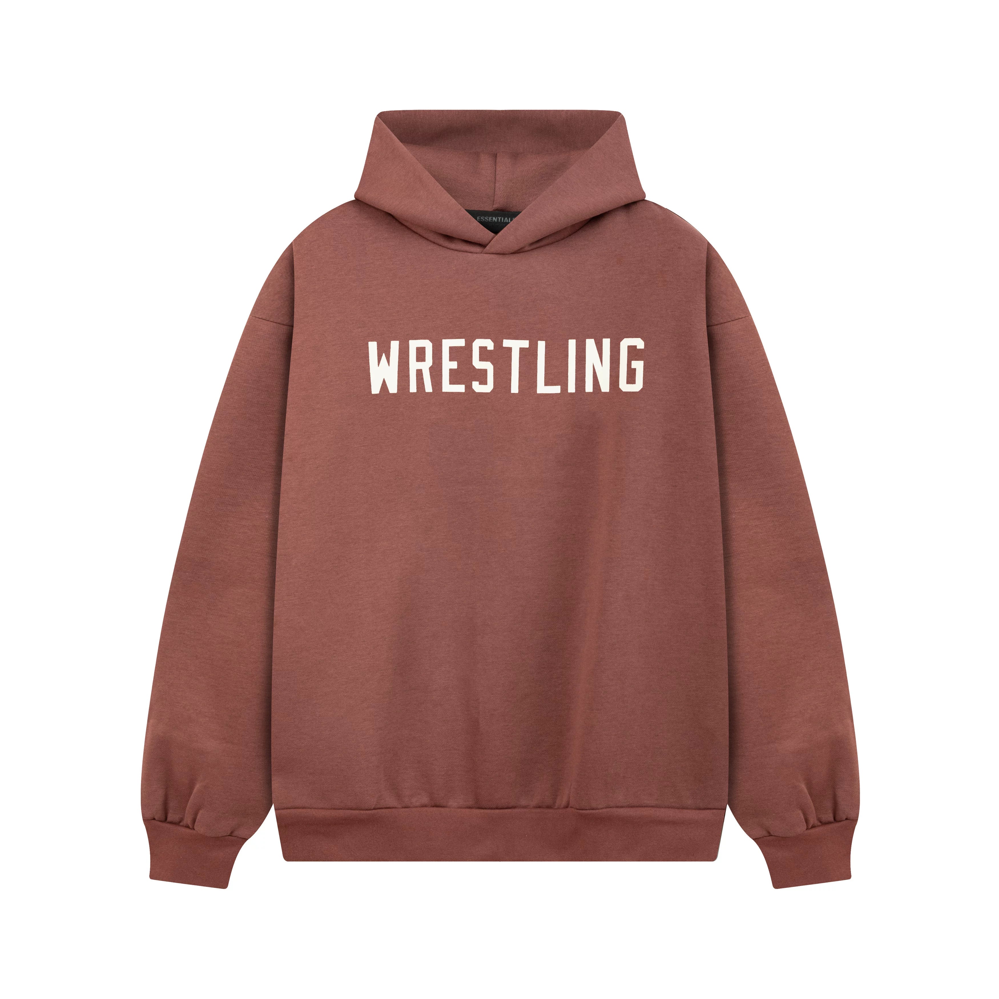 Fog autumn/winter hoodie, sweatpants, long pants with fleece hoodie, versatile letter essentials, loose and trendy ins top (7)
