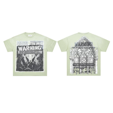 First Row “Warning! The Seals Have Opened” Graphic Vintage Tee