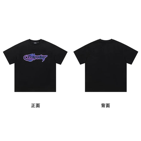 Trapstar short-sleeved T-shirt summer 2025 new letter print men and women casual loose round neck European and American trendy ins (38)