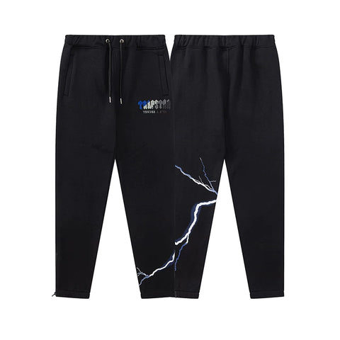 Trapstar niche trendy brand sweatshirt trousers sports leisure suit men and women couple autumn and winter plus velvet letter embroidery (53)