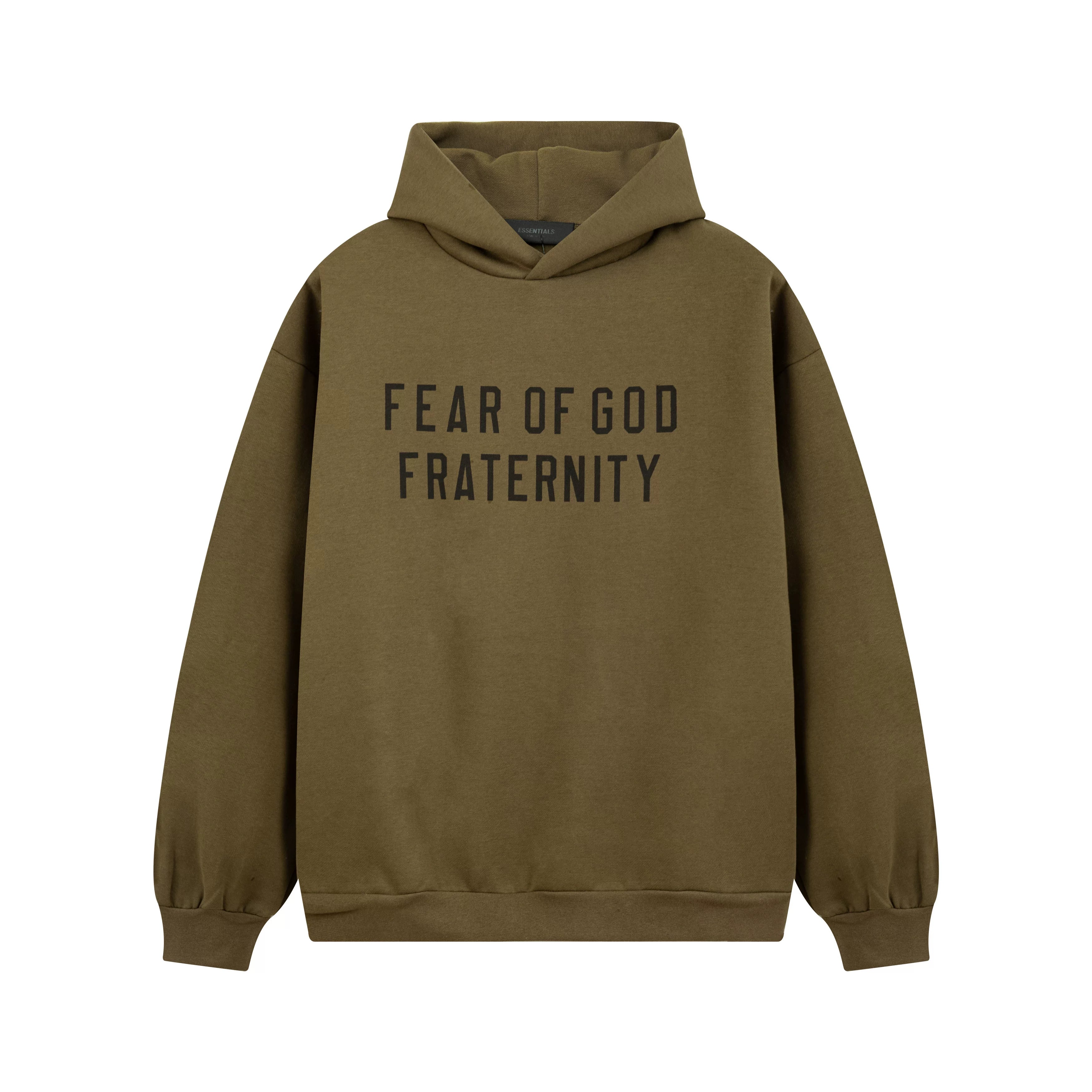 Fog autumn/winter hoodie, sweatpants, long pants with fleece hoodie, versatile letter essentials, loose and trendy ins top (12)