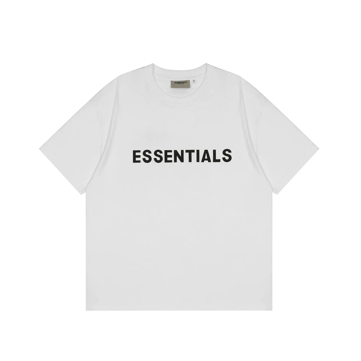 FOG double-line ESSENTIALS short-sleeved T-shirt men European and American couples trendy brand round neck loose cleanfit half-sleeved women (5)