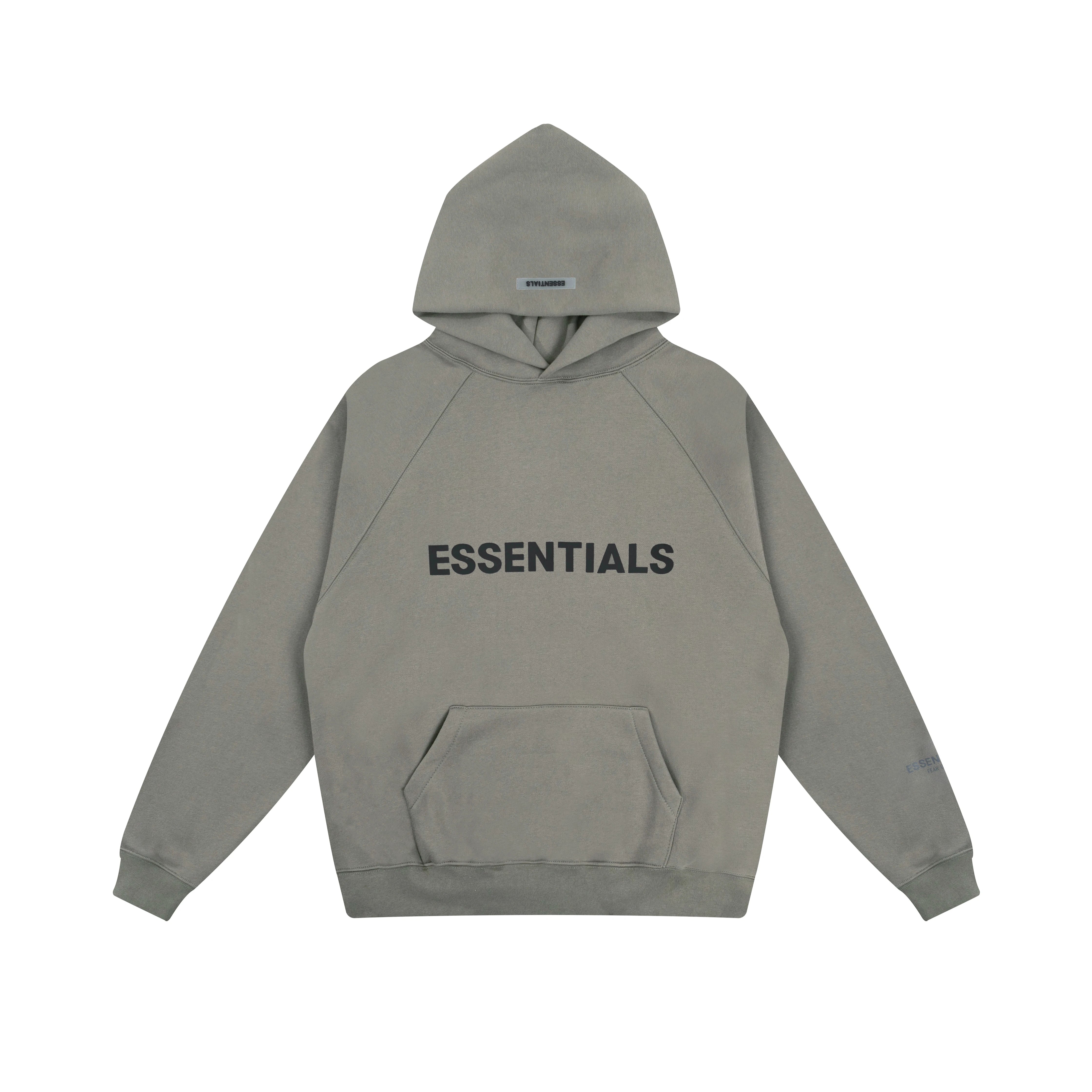 Fog autumn/winter hoodie, sweatpants, long pants with fleece hoodie, versatile letter essentials, loose and trendy ins top (30)