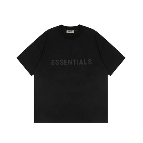 FOG double-line ESSENTIALS short-sleeved T-shirt men European and American couples trendy brand round neck loose cleanfit half-sleeved women (4)