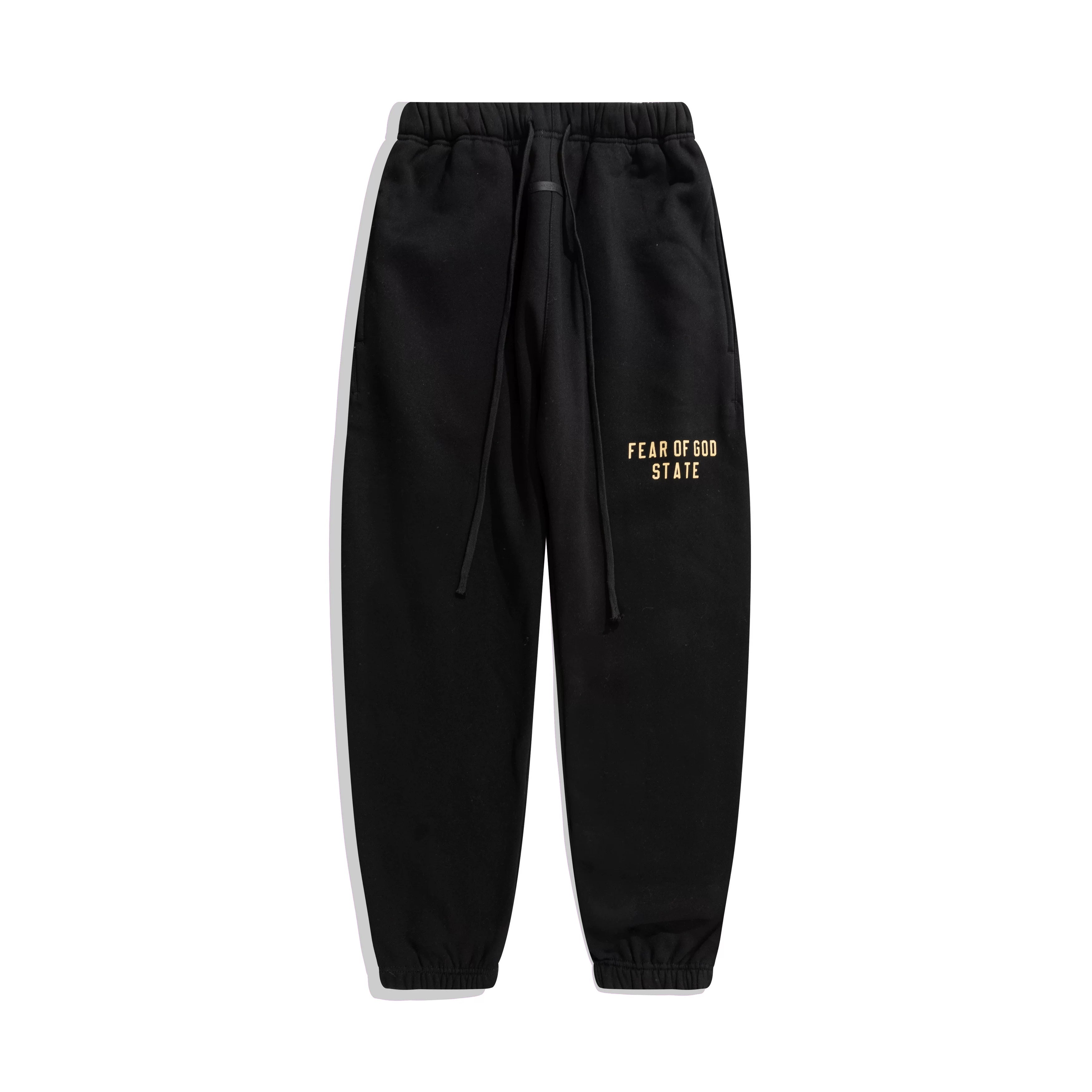 Fog autumn/winter hoodie, sweatpants, long pants with fleece hoodie, versatile letter essentials, loose and trendy ins top (19)