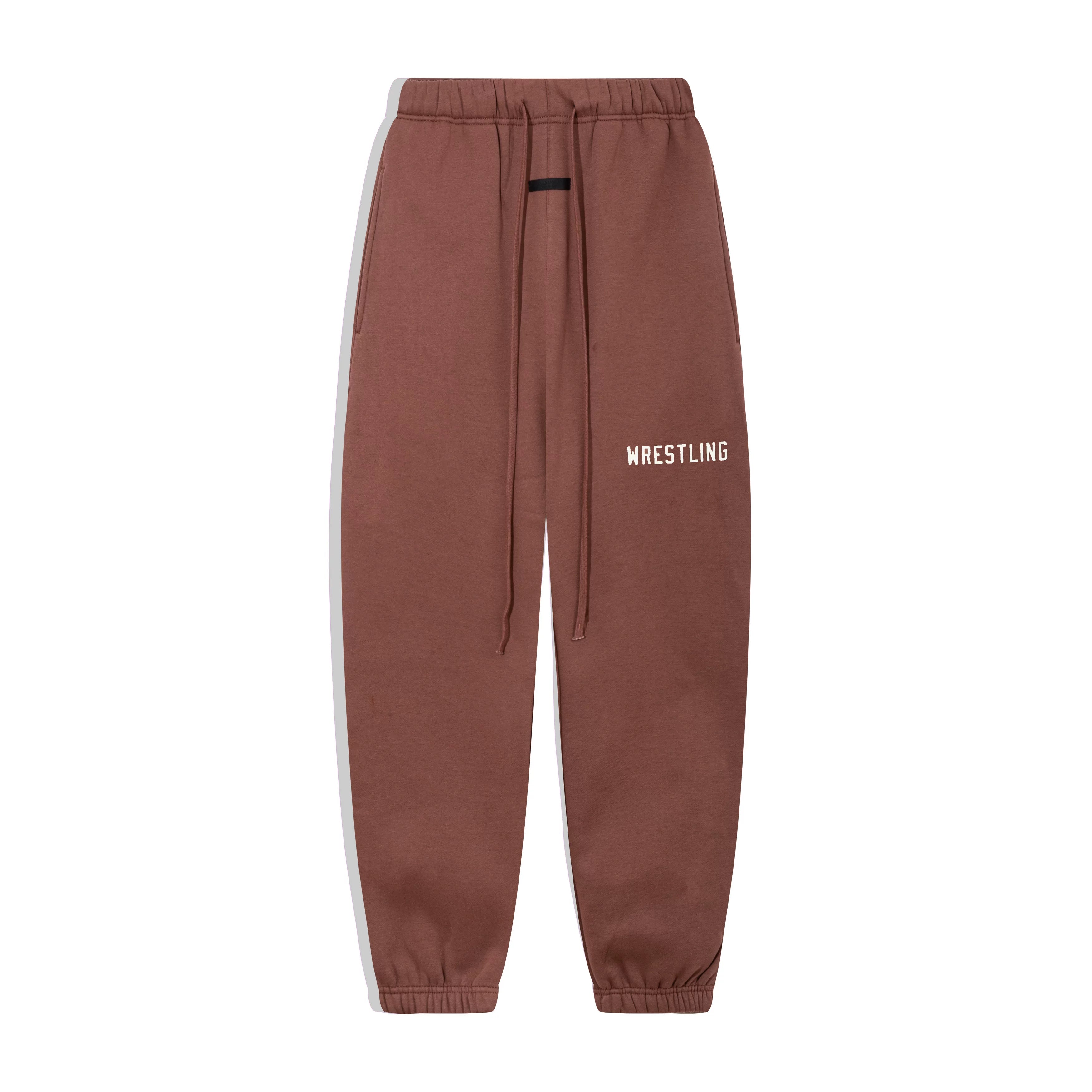 Fog autumn/winter hoodie, sweatpants, long pants with fleece hoodie, versatile letter essentials, loose and trendy ins top (7)