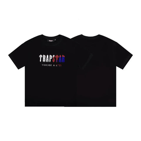 Trapstar short-sleeved T-shirt summer 2025 new letter print men and women casual loose round neck European and American trendy ins (4)
