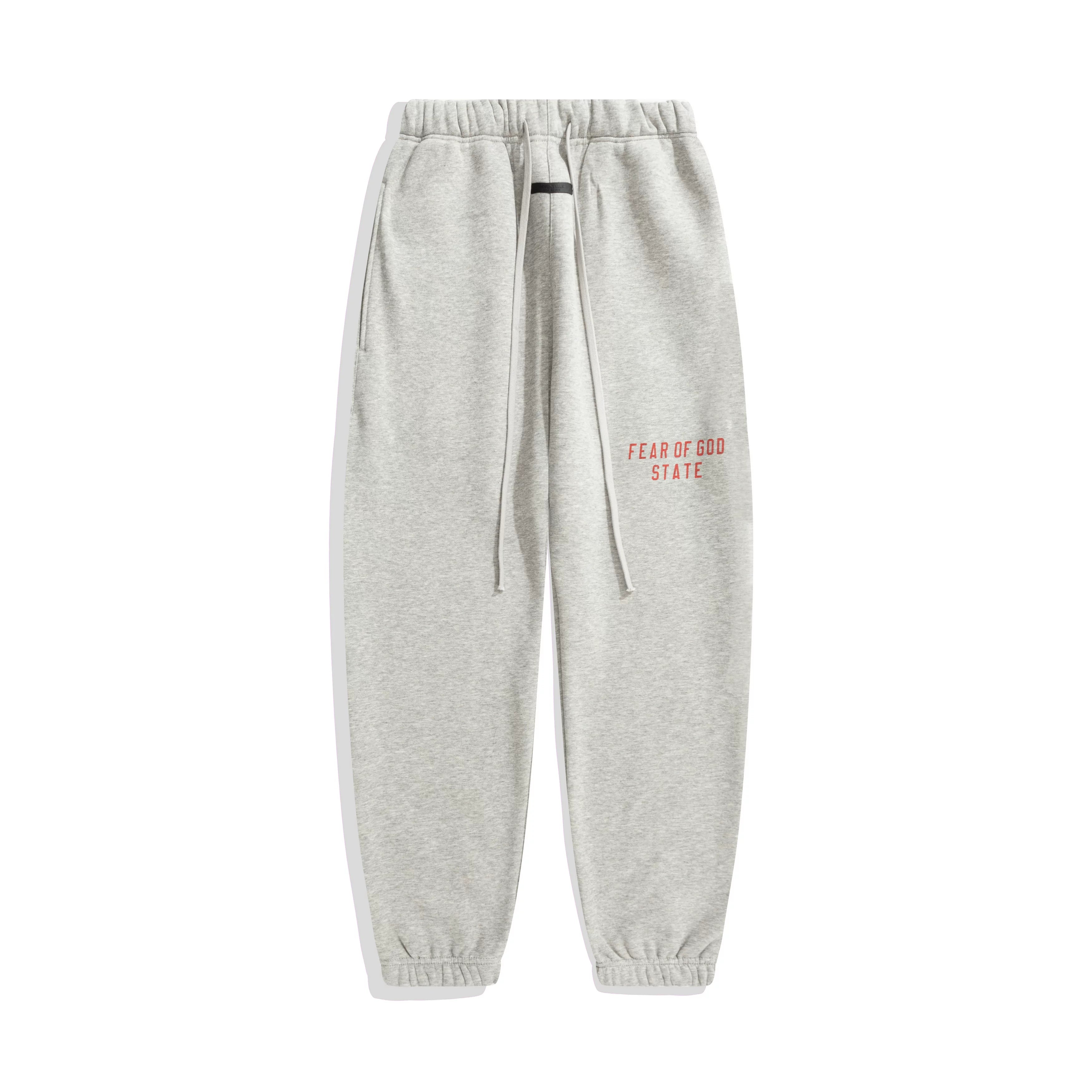 Fog autumn/winter hoodie, sweatpants, long pants with fleece hoodie, versatile letter essentials, loose and trendy ins top (15)
