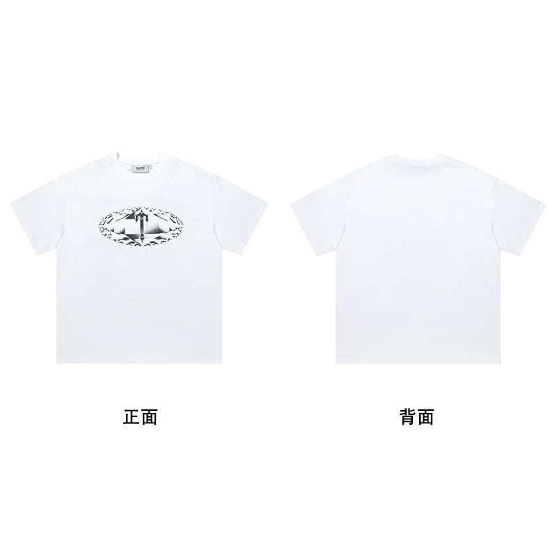 Trapstar short-sleeved T-shirt summer 2025 new letter print men and women casual loose round neck European and American trendy ins (41)