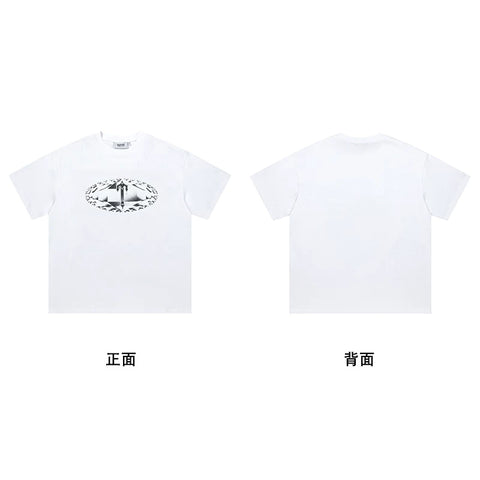 Trapstar short-sleeved T-shirt summer 2025 new letter print men and women casual loose round neck European and American trendy ins (41)