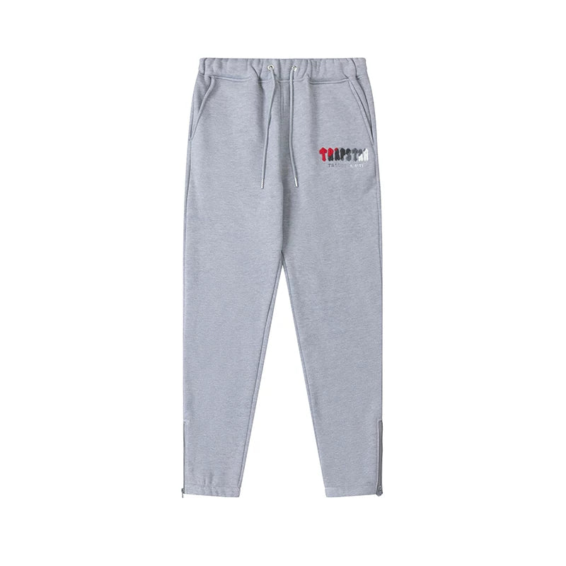 Trapstar niche trendy brand sweatshirt trousers sports leisure suit men and women couple autumn and winter plus velvet letter embroidery (19)