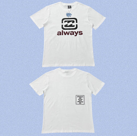 ADWYSD White Brown Badge Always Tee