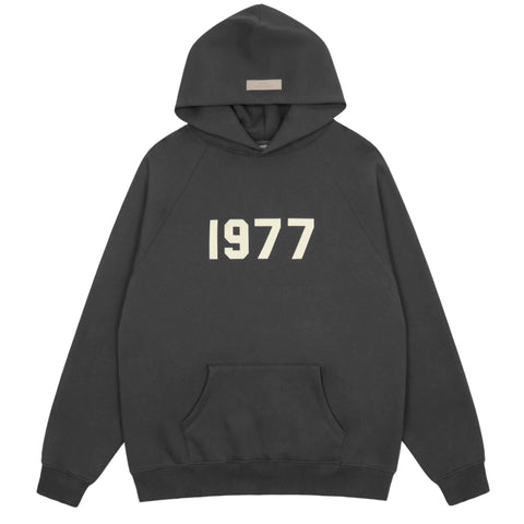 FOG double line heavyweight high street trendy brand hooded sweatshirt with plush loose sweatshirt jacket suitable for men and women, youthful and popular style (6)