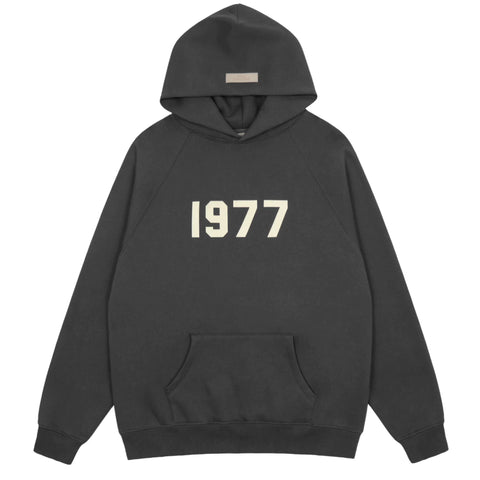 FOG double line heavyweight high street trendy brand hooded sweatshirt with plush loose sweatshirt jacket suitable for men and women, youthful and popular style (6)