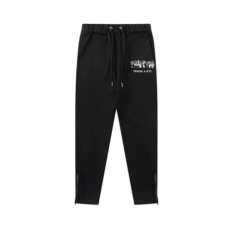 Trapstar niche trendy brand sweatshirt trousers sports leisure suit men and women couple autumn and winter plus velvet letter embroidery (47)