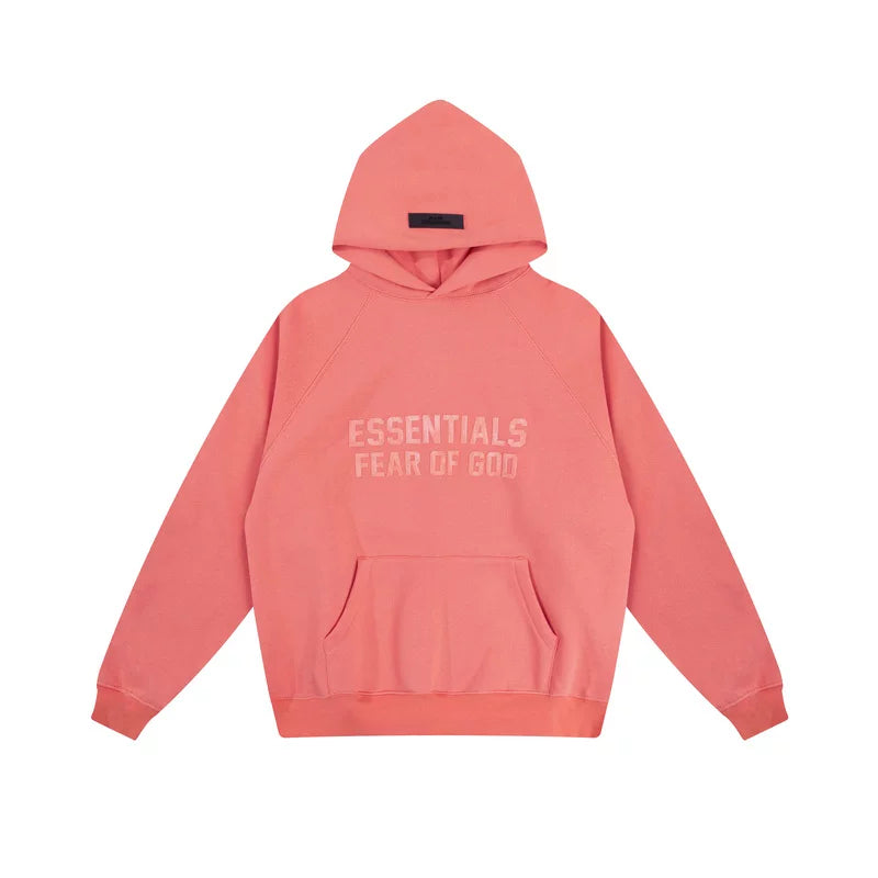 Fog autumn/winter hoodie, sweatpants, long pants with fleece hoodie, versatile letter essentials, loose and trendy ins top (47)