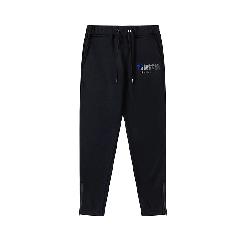 Trapstar niche trendy brand sweatshirt trousers sports leisure suit men and women couple autumn and winter plus velvet letter embroidery (13)