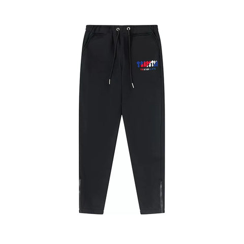 Trapstar niche trendy brand sweatshirt trousers sports leisure suit men and women couple autumn and winter plus velvet letter embroidery (5)