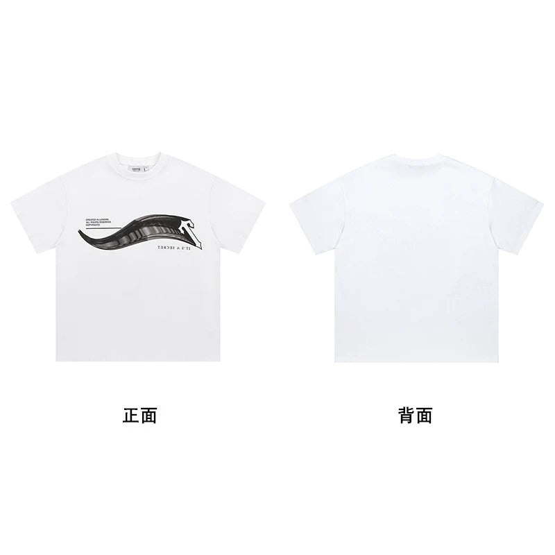 Trapstar short-sleeved T-shirt summer 2025 new letter print men and women casual loose round neck European and American trendy ins (43)