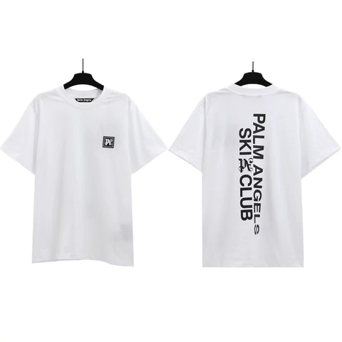 Palm Angels Ski Club Graphic T-Shirt - White/Black