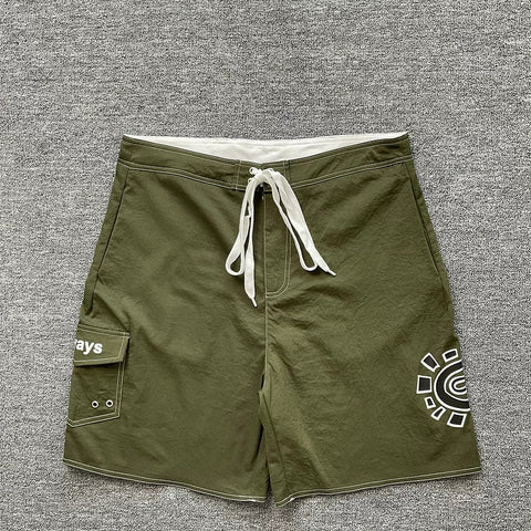ADWYSD Sunburst Cargo Shorts - Military Olive