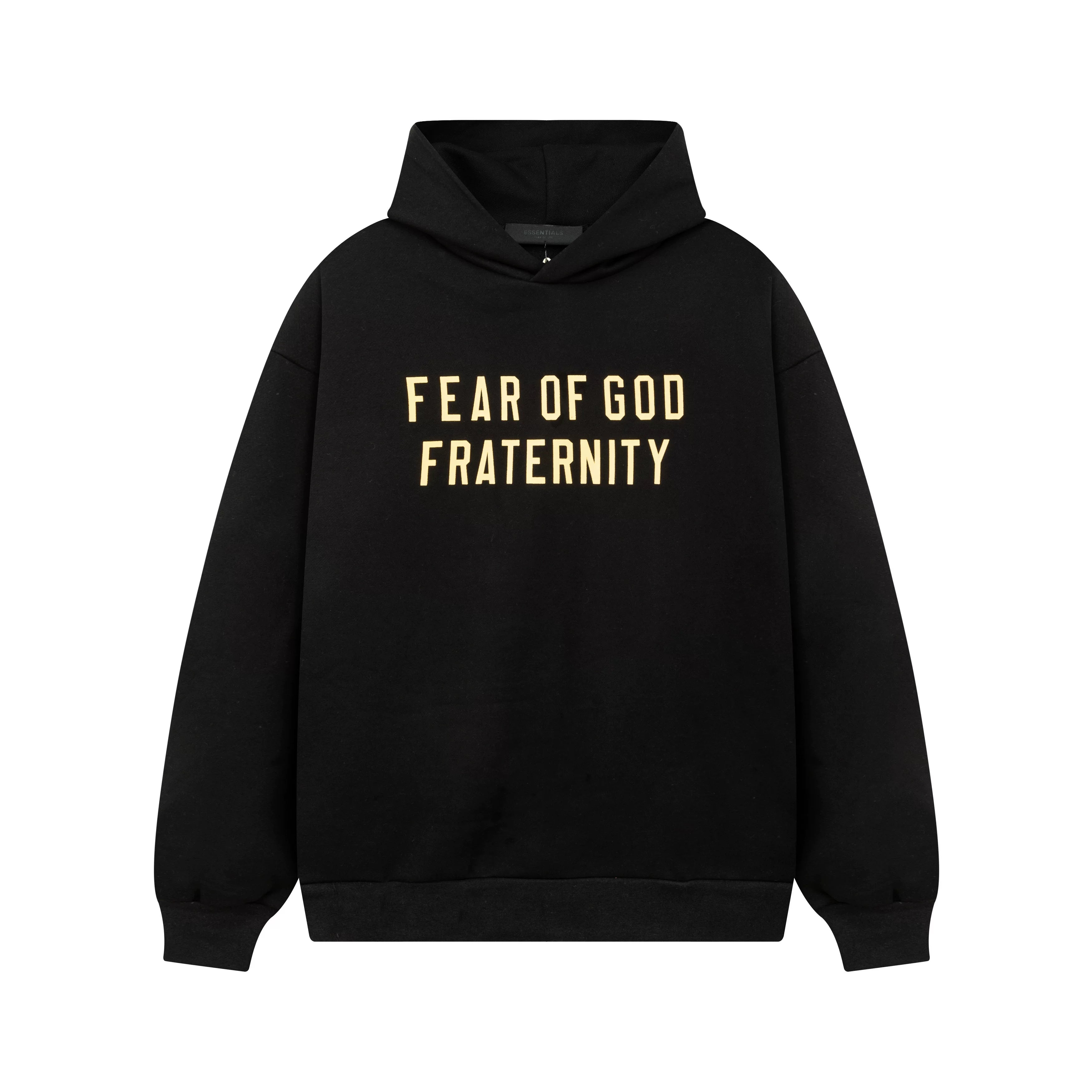 Fog autumn/winter hoodie, sweatpants, long pants with fleece hoodie, versatile letter essentials, loose and trendy ins top (11)