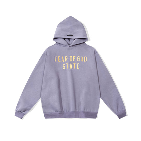 Fog autumn/winter hoodie, sweatpants, long pants with fleece hoodie, versatile letter essentials, loose and trendy ins top (26)