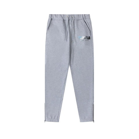 Trapstar niche trendy brand sweatshirt trousers sports leisure suit men and women couple autumn and winter plus velvet letter embroidery (15)