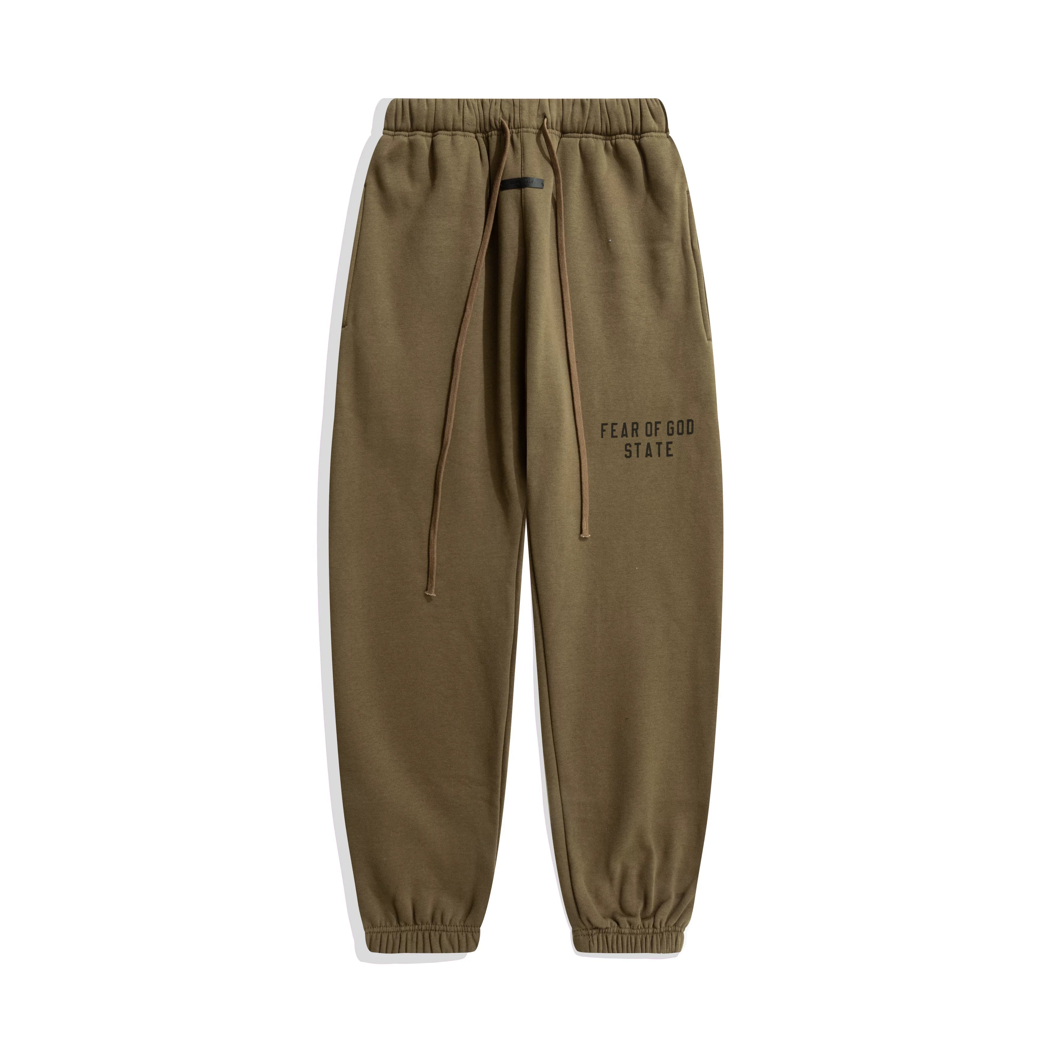 Fog autumn/winter hoodie, sweatpants, long pants with fleece hoodie, versatile letter essentials, loose and trendy ins top (12)