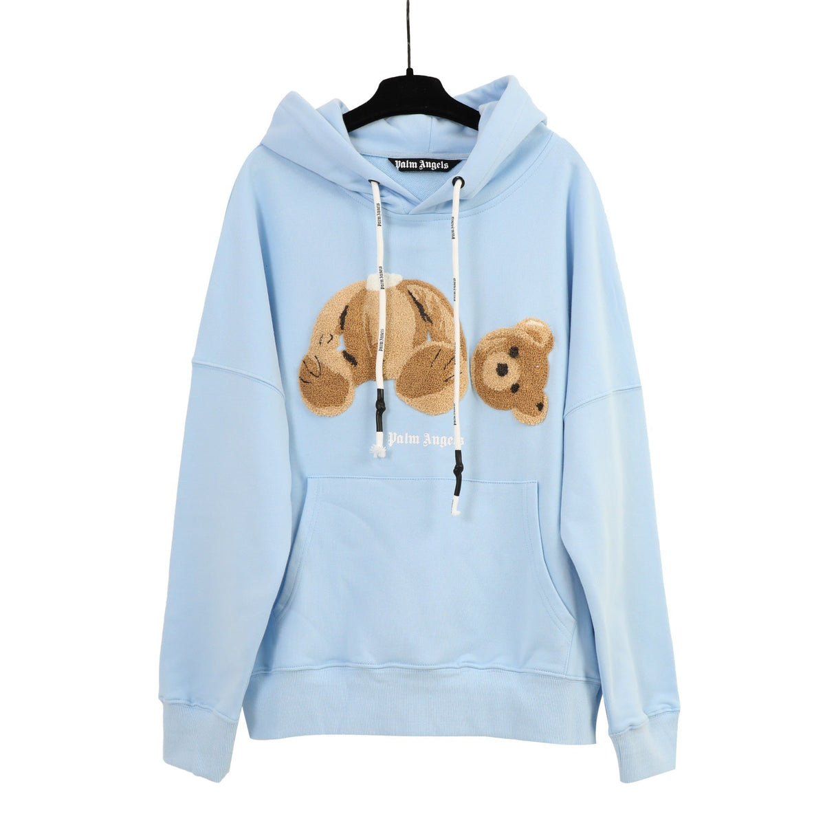 Palm Angels Classic Bear Hoodie - Light Blue