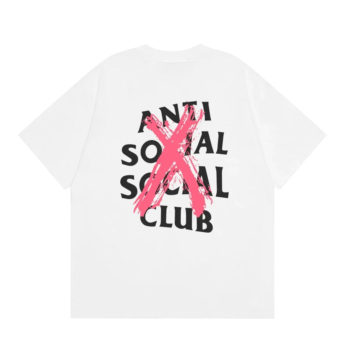 Anti Social Social Club Red X-Cross Logo T-Shirt - White