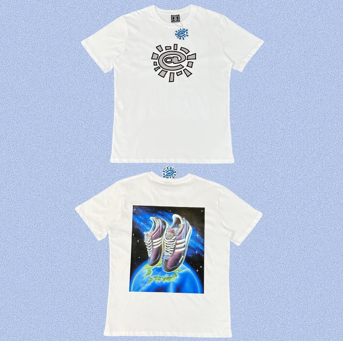 ADWYSD White Planet Sneaker Print Tee