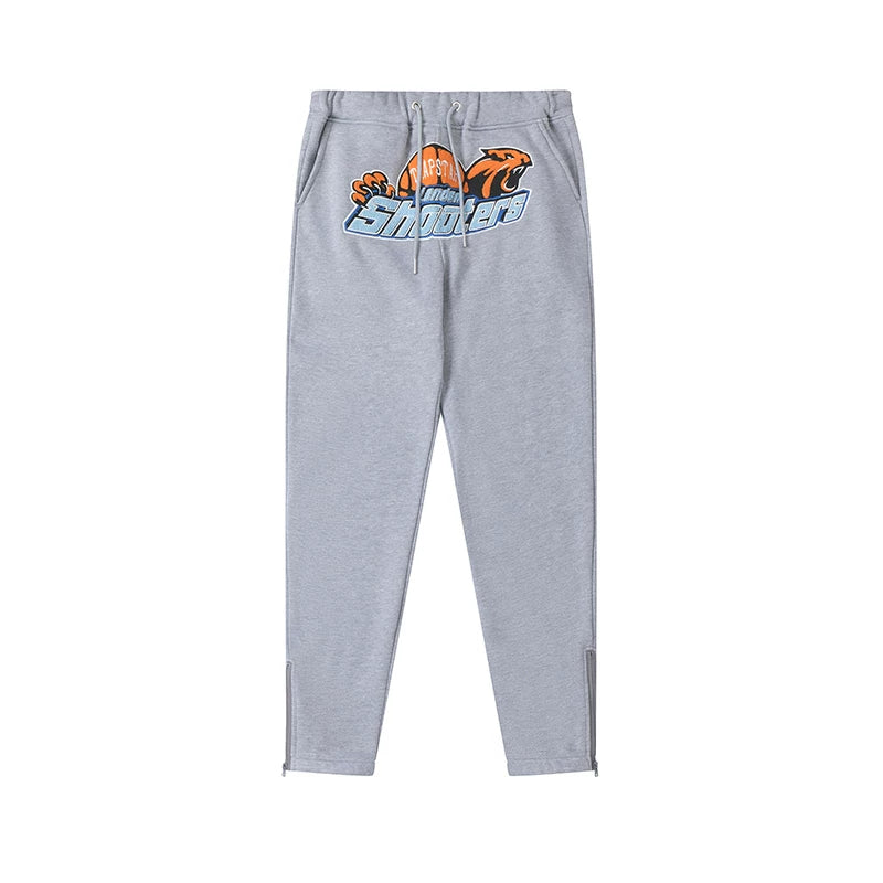 Trapstar niche trendy brand sweatshirt trousers sports leisure suit men and women couple autumn and winter plus velvet letter embroidery (31)
