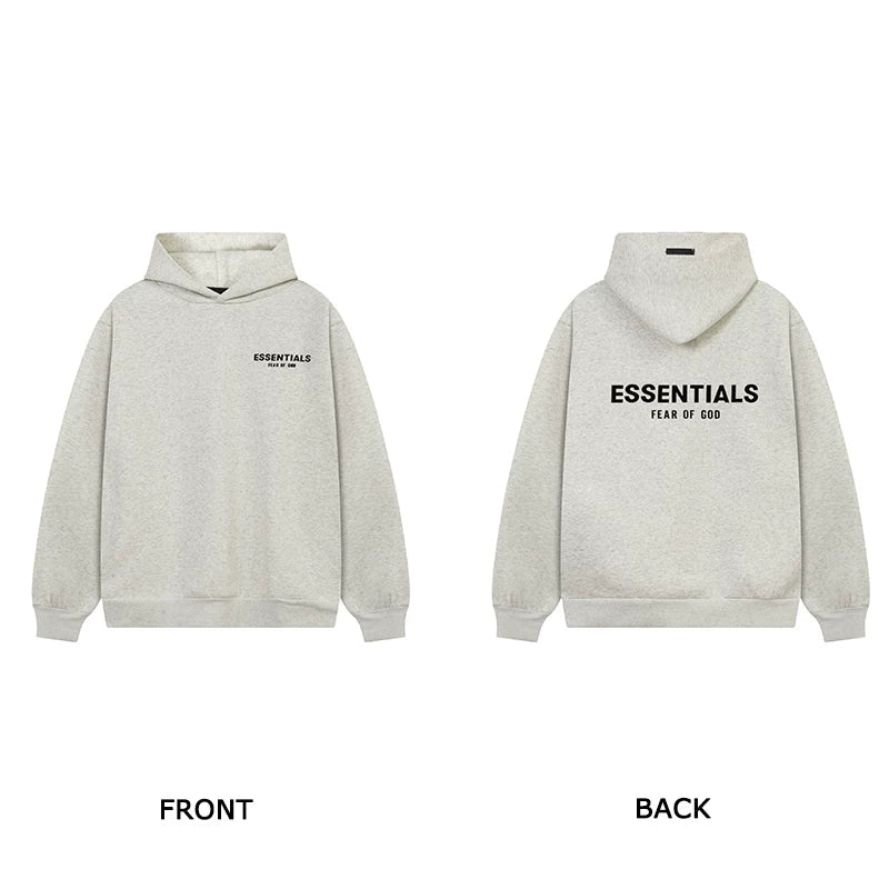 Fog autumn/winter hoodie, sweatpants, long pants with fleece hoodie, versatile letter essentials, loose and trendy ins top (3)
