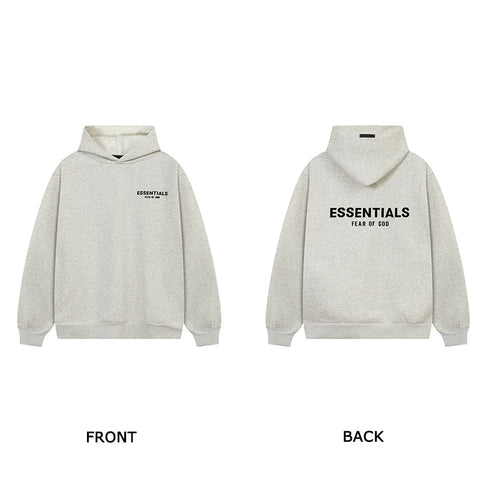 Fog autumn/winter hoodie, sweatpants, long pants with fleece hoodie, versatile letter essentials, loose and trendy ins top (3)