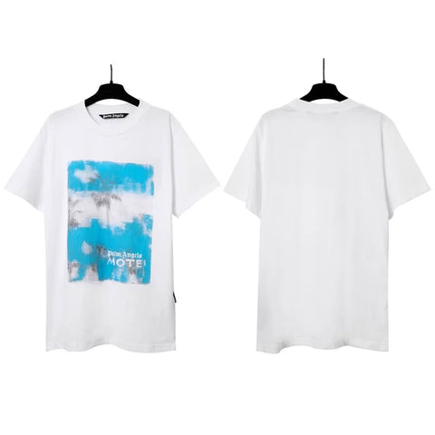 Palm Angels Scenic Photo Box Graphic T-Shirt - White