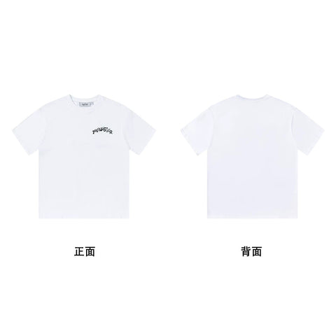 Trapstar short-sleeved T-shirt summer 2025 new letter print men and women casual loose round neck European and American trendy ins (10)
