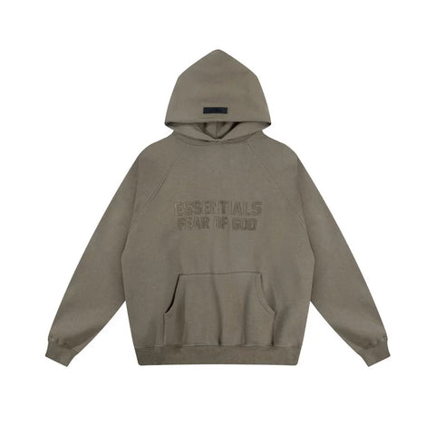 Fog autumn/winter hoodie, sweatpants, long pants with fleece hoodie, versatile letter essentials, loose and trendy ins top (48)
