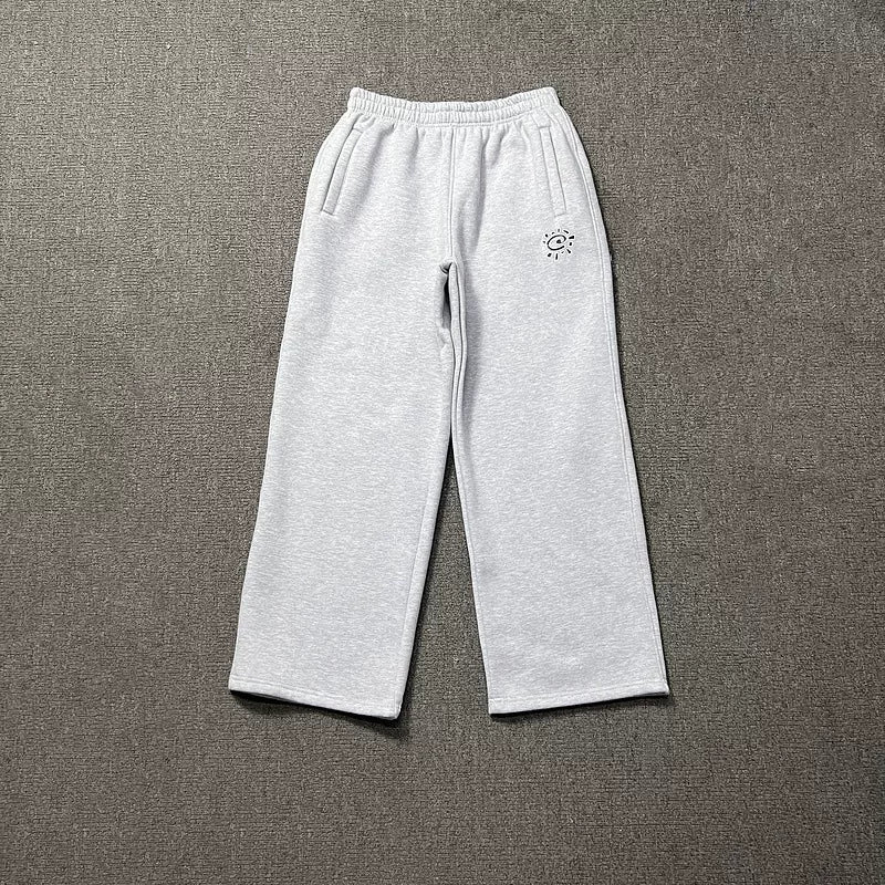 ADWYSD Logo Embroidered Sweatpants - Athletic Grey