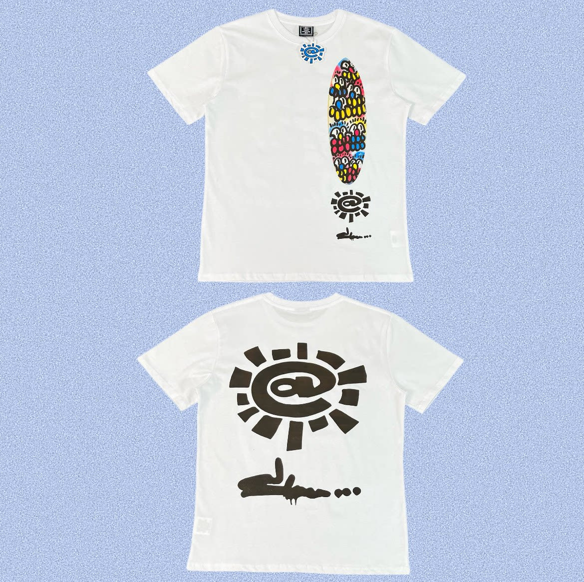 ADWYSD White Surfboard Art Print Tee