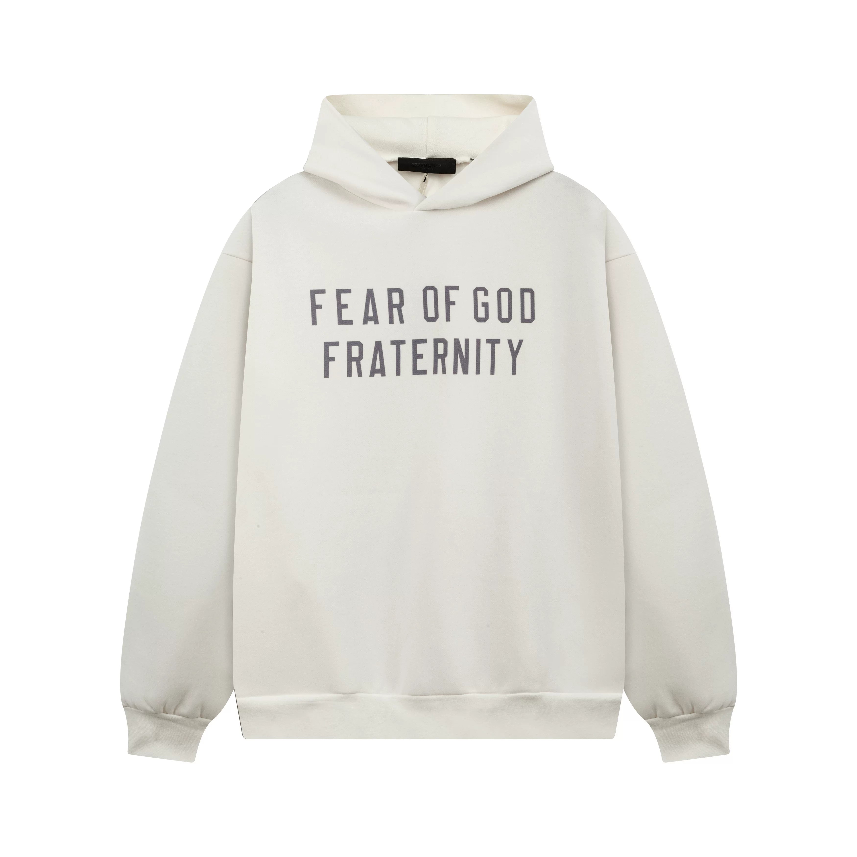 Fog autumn/winter hoodie, sweatpants, long pants with fleece hoodie, versatile letter essentials, loose and trendy ins top (18)