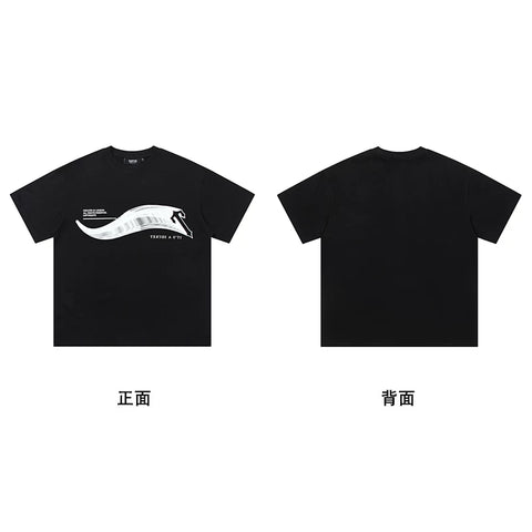 Trapstar short-sleeved T-shirt summer 2025 new letter print men and women casual loose round neck European and American trendy ins (43)