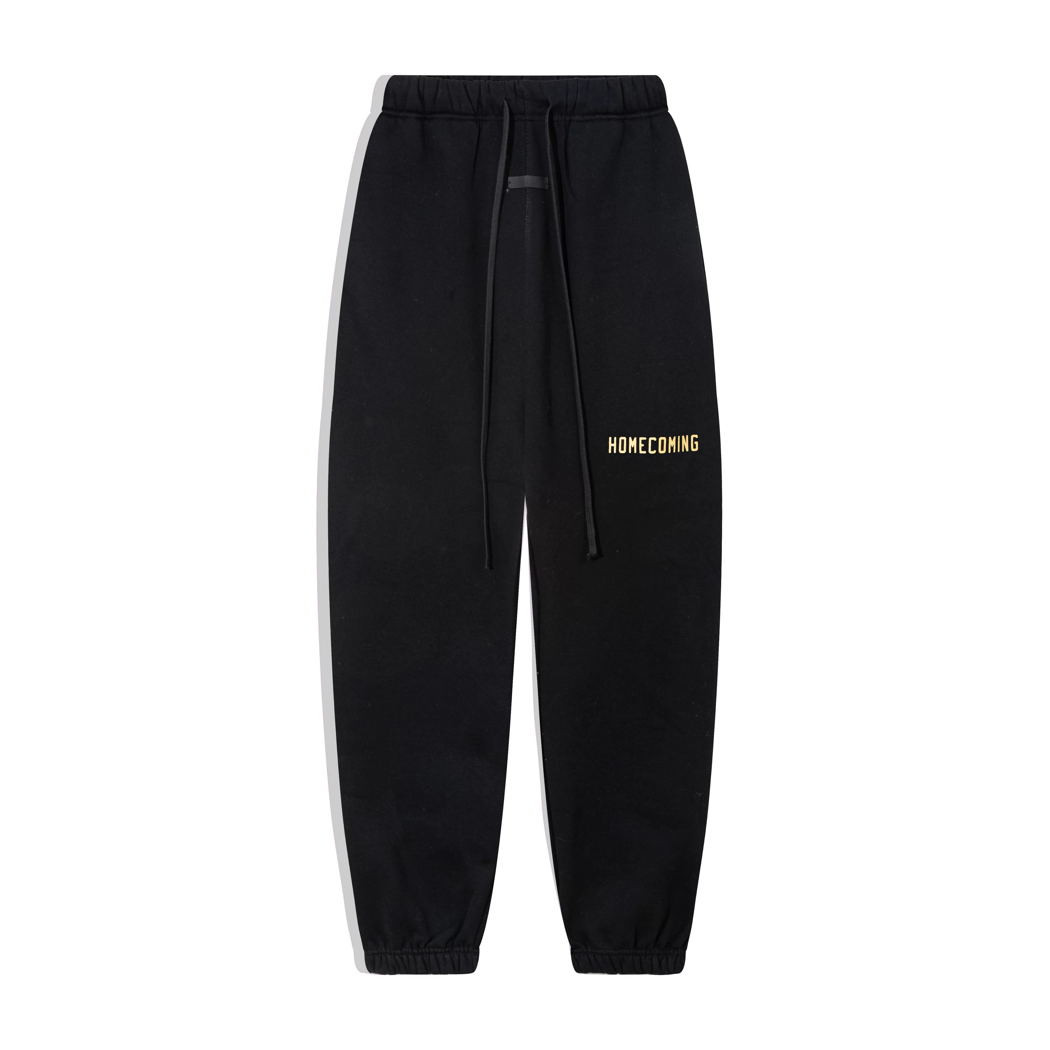 Fog autumn/winter hoodie, sweatpants, long pants with fleece hoodie, versatile letter essentials, loose and trendy ins top (6)
