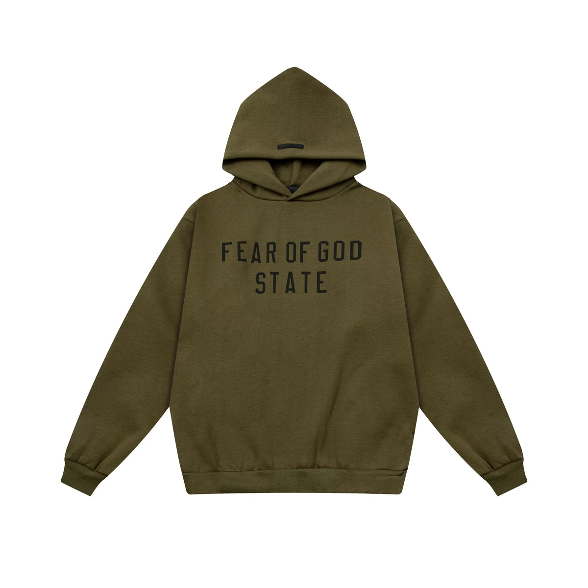 Fog autumn/winter hoodie, sweatpants, long pants with fleece hoodie, versatile letter essentials, loose and trendy ins top (20)