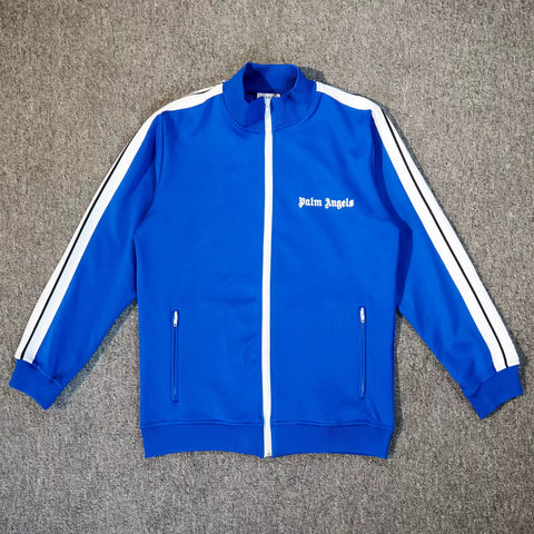 Palm Angels Classic Track Jacket - Blue/White