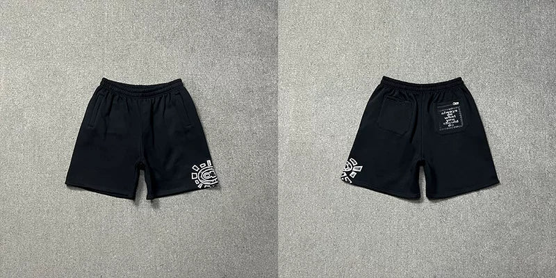 ADWYSD Logo Embroidered Shorts - Black/White
