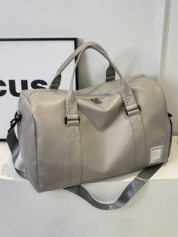 Large Capacity PU Leather Travel Bag