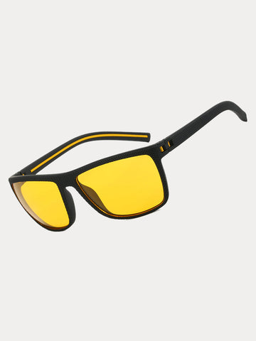 Square Frame Polarized Sunglasses